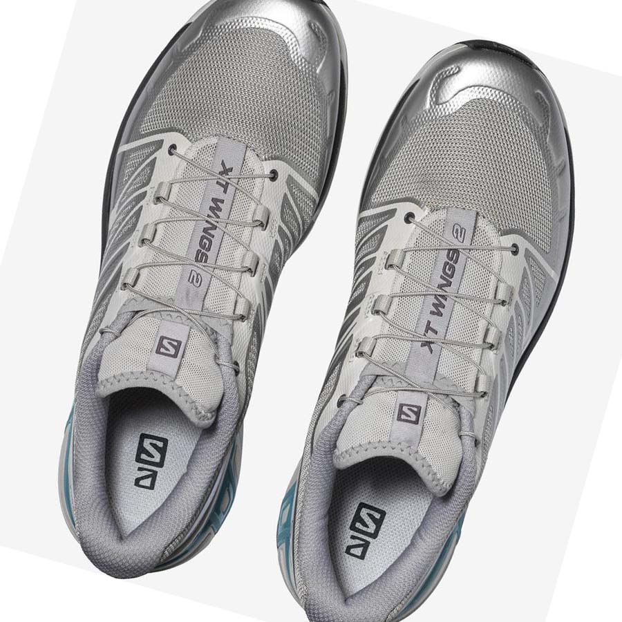 Tenis Salomon XT-WINGS 2 ADVANCED Hombre Plateados | MX 3459NWY